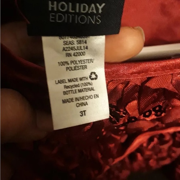 Very pretty Burgundy Party Wear Frock Dress 3yrs Old - Picture 5 of 5